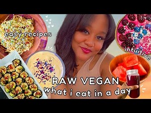 RAW VEGAN WHAT I EAT IN A DAY TO FEEL GOOD ◇ MY EBOOK IS HERE! 🍎🍉🍍
