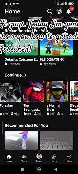 How to get admin in Forsaken! #robloxshorts #robloxforsaken