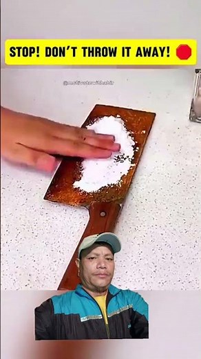 ✨ DIY Rust Cleaner Hack | Baking Soda + Vinegar