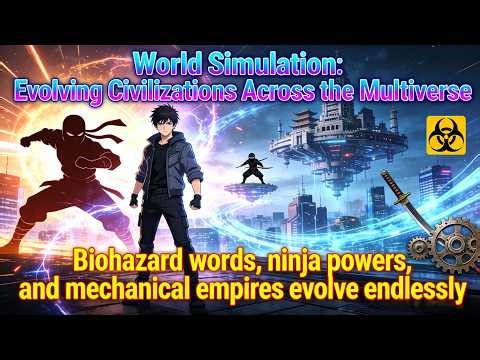 Multiverse Simulator: My World Has Infinite Civilization Templates#globalawakening #webnovel