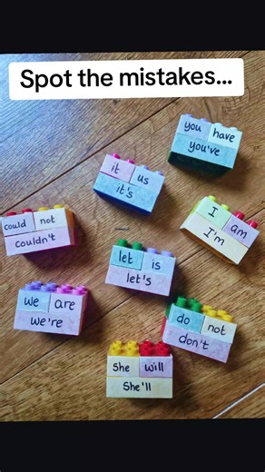 Spot the Mistakes: A Hands-On Contraction Activity