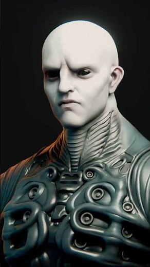 Sculpting the Alien Engineer in Blender