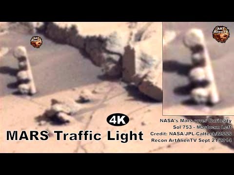 MARS Traffic Light Object - New 4K Images. ArtAlienTV (R)