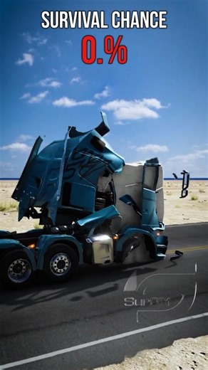 At 300 KM/H… This Happened #simulation #truck #shorts