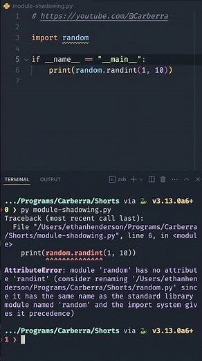 Python 3.13's errors are a HUGE improvement #python #coding #howto