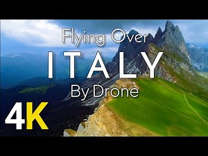 ITALY by drone in 4K - Flying over italy - italy 4k