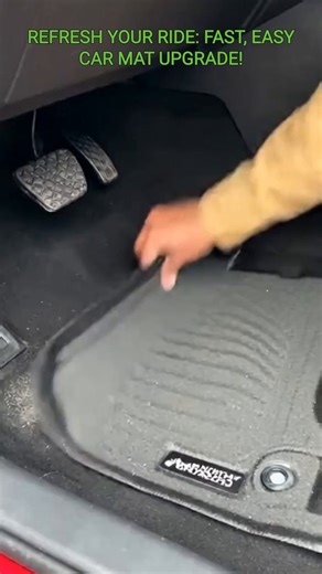 Refresh Your Ride: Fast, Easy Car Mat Upgrade!#CarUpgrade #CarMats #InteriorRefresh #EasyInstall #CarCare