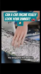 Do You Know? Can a Car Engine Really Cook Your Dinner? 🚗🍳 #shorts