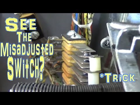 Detailed Schematic Repair Of A Gottlieb Spirit Of 76 E.M. Pinball Machine - Relays And Contacts