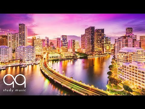 Deep Focus: Ambient Guitar Music for Studying, Concentration and Memory 🔵 Cityscape Footage