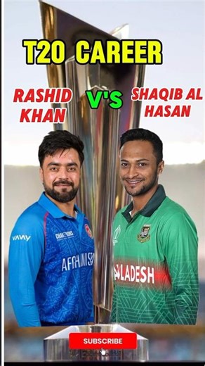 “Rashid Khan V's Shakib Al Hasan | T20 Career Comparison | Batting & Bowling Stats”