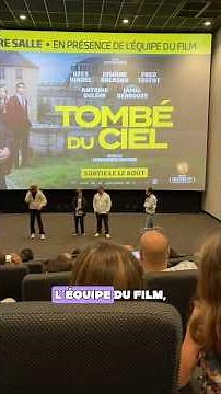 Invited to the Tombé du Ciel premiere with the film's cast and crew! 🔥🎬 #florianusk #tombeduciel