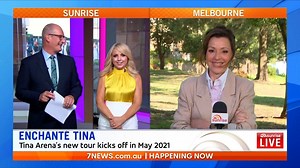 Australian music icon Tina Arena has announced her return to the stage with a national tour in May next year! The star joined Kochie and Mon with the exciting details 👏🏻 Dates & ticket details: https://7news.link/2IOfuHV | Sunrise