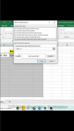 Excel Trick – Automatic Border in Excel