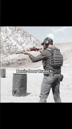 Military Door Breach Training Drill