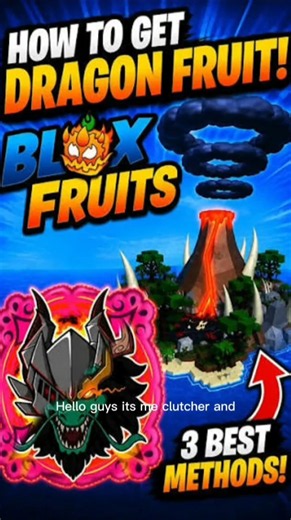 HOW TO GET DRAGON FRUIT In Blox Fruits (ALL Methods) 🐉🔥 #bloxfruits #trendingvideo #viralvideo