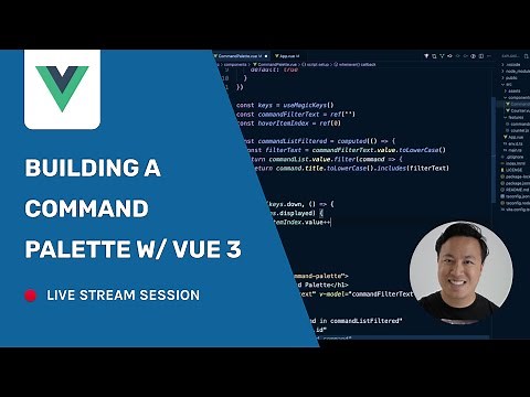 Build with Ben: Building a Command Palette with Vue 3 (Part 1)