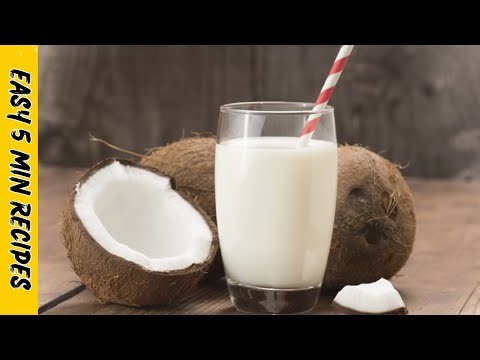 How to Make Coconut Milk at Home | Easy, Fresh & Creamy