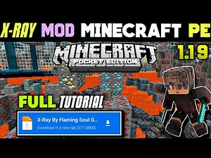 X-Ray Mod Pack for Minecraft PE 1.19 ( Full Tutorial!! ) || X-Ray Texture Pack For Minecraft PE
