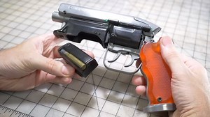 It's November 2019. The Tyrell Corporation is creating replicants, but some aren't where they're supposed to be. Are you prepared to deal with them? #FlashbackFriday to when Bill hand-crafted his very own version of Deckard's blaster from Blade Runner! Take a look to see how he brought this piece of prop making fan fiction to life - link in the comments. | Punished Props Academy