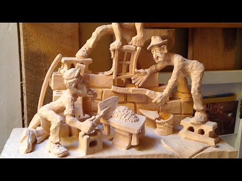 Caricature Carver Marv Kaisersatt Studio Tour (310)