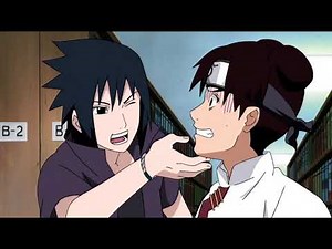 Sasuke gives Tenten a rose and Sakura hits hin