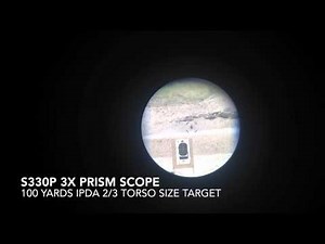 Monstrum Tactical S330P 3x Prism Scope at 100 yards
