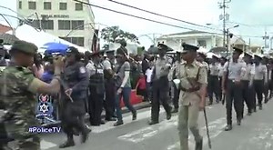 Officers of the Trinidad and Tobago Police Service including the TT Police Service Band and TTPS Steel Orchestra, participated in today's military parade in celebration of Point Fortin Borough Day | Trinidad and Tobago Police Service