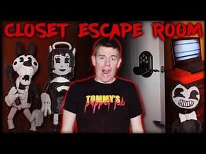 BENDY AND ALICE'S NIGHTMARE CLOSET ESCAPE ROOM!