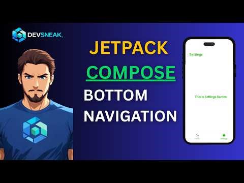 Jetpack Compose Bottom Navigation Bar with HorizontalPager | Kotlin Android Tutorial