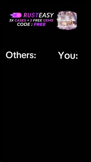 @rust.gamer0 on Instagram: "#rustfunnymoments #rustgamer #reels #rustgameplay #rustplayer #rustgaming #viralvideos #rustmemes #rustfunny #rust Sign up now for 3x free cases + 2 free gems with code: FREE' Check the Link in bio"