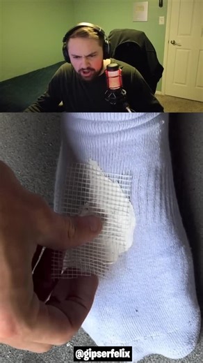 Nolan Haghian on Instagram: "How To Patch Hole In Sock!"