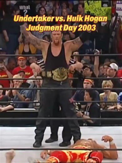 Undertaker vs Hulk Hogan l🔥Full Match WWE Judgment Day 2002 | #Shorts