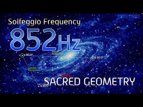 852Hz Solfeggio Frequency | Sacred Triangle Geometry Music for Third Eye Chakra
