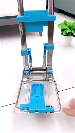 Mini shopping cart for easy grocery trips! 🛒 #PortableTrolley #StainlessSteel #ShoppingCart