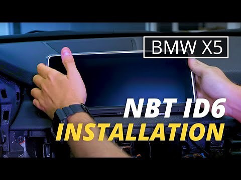 BMW NBT Evo ID6 retrofit. Step-by-step installation in BMW F15 X5 | Installation Tutorials