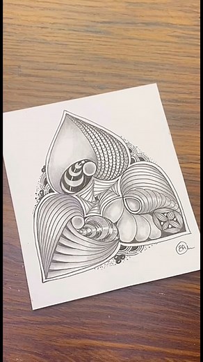 99K views · 683 reactions | Zentangle Pattern - Take Heart | Drawing Tutorial For Beginners #zentangle #doodle #zendoodle #art #zenart #mindfulart #trending #viral #painting #easyart | Easy Art | Facebook