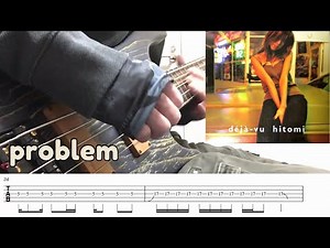 hitomi / problem (Bass cover ベース弾いてみた tab譜付き)