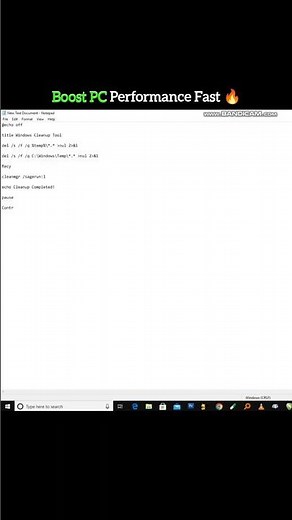 Clean Your Entire PC Like a H@cker ⚡ One-Click Cleanup Trick | Computer Tips & Tricks