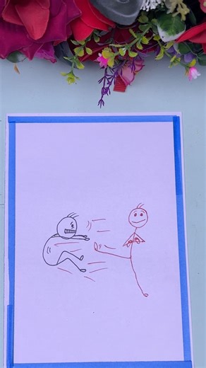 Dynamic Drawing: Clash of Two Fighters#art #drawing #shots #fighters #panting