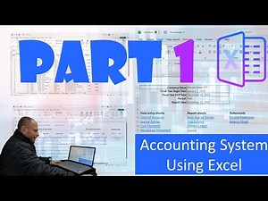 Accounting System - Excel 365- journal Entries to Financial Statement - Commercial Business - Part 1