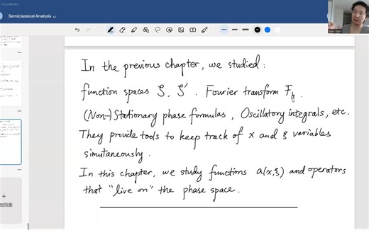 Semiclassical Analysis 10