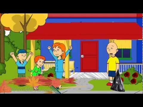 Caillou's Super Thankful Thanksgiving (2017 Old Video)