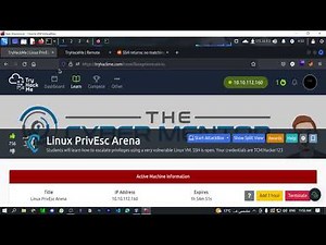 TryHackMe PrivEsc Arena (Weak File Permissions)