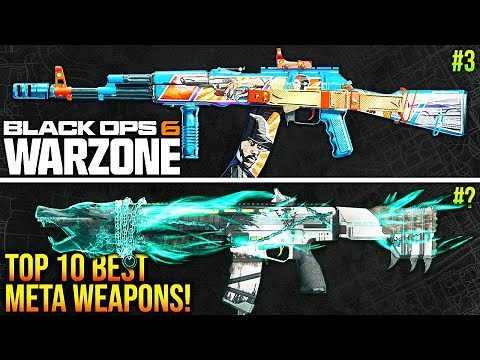 WARZONE: New Top 10 BEST META WEAPONS Ranked! (WARZONE META Loadouts)