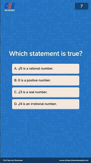 Civil Service Exam 2025 – Numerical Ability Practice | Quick Math Drill