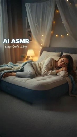 ASMR | Cozy Air Bed 💨 (Deep Sleep / Seamless Loop)