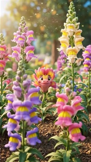 A flower that acts like a tiny dragon 🐉