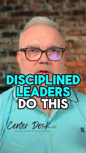 What's a real example of discipline for new leaders? #leadershipcoaching #leadership