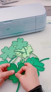 31K views · 194 reactions | Make a lucky four leaf clover banner with draw and cut! | Michelle's Party Plan-It by Michelle Stewart | Facebook